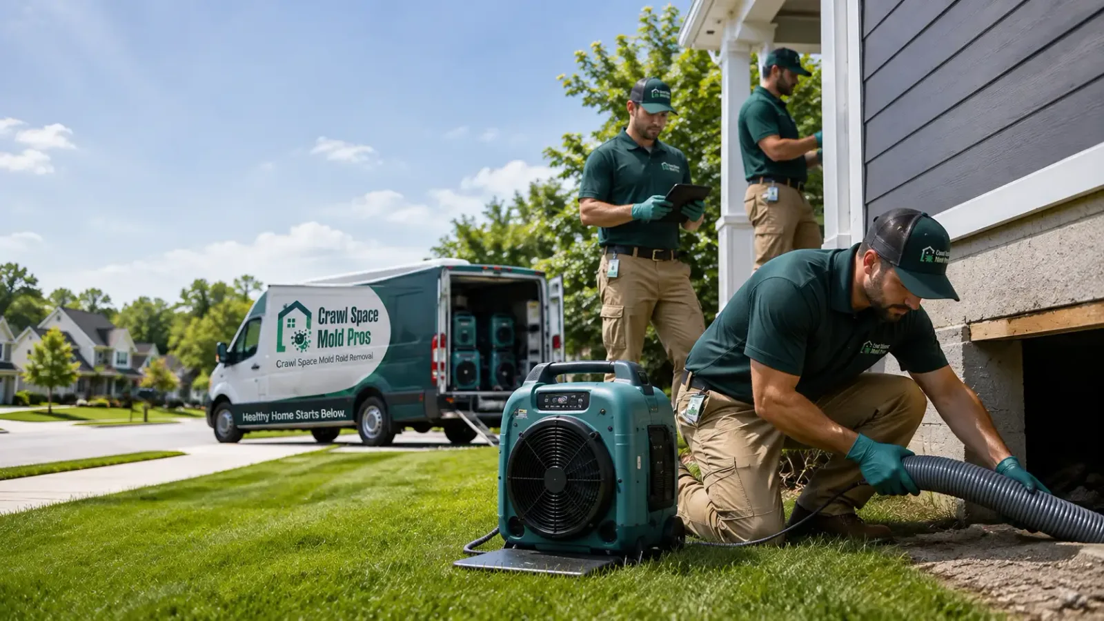 Crawl Space Mold Removal in Centerville, IA
